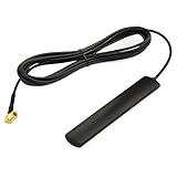 DAB DAB+ Autoradio Antenne Digital Scheibenantenne mit SMB Adapter und 3 Meter Kabel, Windschutzscheiben Antenne für DAB-Empfang, Kompatibel mit Ford, Opel, Seat, Skoda, Kenwood, Alpine, Sony