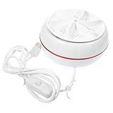 VILLCASE Mini-Waschmaschine Waschmaschine tief sauber Waschmaschinenreiniger kleine Waschmaschine für Wohnungen kleine Waschmaschinen Haushalts kleiner Waschmaschine Abs Weiß