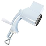 MILISTEN Handkurbel Käsereibe aus Metall Multifunktionale Nussreibe für Zuhause Manuelle Küchenreibe für Käse und Gemüse Sichere Handmühle für Familien und Gastronomie