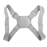 ZJchao Intelligente Rückenhaltungskorrektur, Schulter- und Rückenhaltungsband, Haltungserinnerung mit intelligentem Vibrationssensor, Erinnerung für Kinder, Männer und Frauen