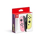 Nintendo Official Switch - Joy-Con Controller Pair - Pastel Pink/Pastel Yellow (Switch)