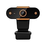 Web Cam USB, Mini HD Webcam für Streaming, Mini-Laptop-Webcam mit Autofokus-Funktion, USB-Kamera mit Mikrofon, verstellbare Webcam, Computer Webcam