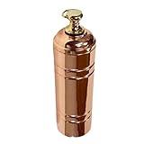 CopperGarden Wärmflasche aus Kupfer I 1,5 Liter Wärmeflasche I temperaturbeständig bis über 230°C I Kupfer Wärmflasche mit 360° Wärmeabgabe I Mini-Heizung für Zelt & Camper