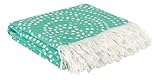 Mixibaby Strandtuch XXL 100% Baumwolle Hamamtuch Badetuch Saunatuch Peshtemal 100x180cm, Farbe:Mint