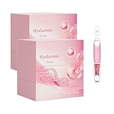 Hyaluronsäure Serums, Aufpolsterndes Gesichtsserum, Feuchtigkeitsspendend und Straffend, Anti-Trockenheit, Beruhigende und Sanftes Pflege, Hyaluron Serum für Augenpflege und Gesichtspflege (2Pc)