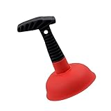 TINEASUR Handlicher Abflussreiniger aus Tpr Effektives Entstopfungswerkzeug für Waschbecken und Bad Ergonomischer Pömpel für Müheloses Entfernen von Verstopfungen Reinigungsgerät mit