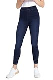 CityComfort Jeggings Damen Stretch, Skinny High Waist Jeans Damen Bequem & Dehnbar (Indigo Blau, 34-36 EU)