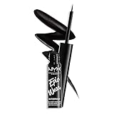 NYX Professional Makeup Epic Wear Semi-Permanent Liquid Liner, Langlebig, Wasserfest, Eyeliner und Body Art für Gesicht und Körper, Mattes Finish, Farbe: Schwarz