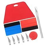 SEWACC Vielseitiges Teiliges Tapeten Glättwerkzeug Robustem Material Leicht und Tragbar für Tapeten Fensterfolien und Vinylanwendungen Praktischer Rakel für Schonende Rückstandsfreie