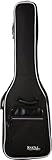 ROCKTILE 4/4 E-Basstasche - gepolstert mit Rucksackgarnitur Gigbag für E-Bass Schwarz