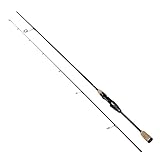 Zite Fishing Solid Strike UL Rute 200cm | Solid Tip Vollcarbon Spitze | 0,5-3g Wurfgewicht | Ultra Light Forellenrute für Gummiköder & Finesse Rigs | Parabolische Aktion