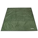 Azarxis wasserdichte Zeltplane,Tarp für Hängematte, Zeltteppich Vorzeltteppich Vorzeltboden für Ourdoor Camping Sandstrand (Armeegrün, M - 1.8x2.2m)