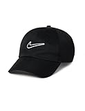 NIKE FB5369-010 U NK Club Cap U CB SWSH L Hat Unisex Adult Schwarz Schwarz Größe M/L