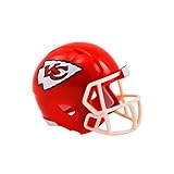 Riddell Mini-American-Football-Helm, NFL-Team: Kansas City Chiefs, im Taschenformat, Speed Pocket