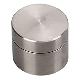 Restokki Versiegelungsbox versiegelung Edelstahl Box, Edelstahl-Versiegelungsbox Teeblatt-Kanister-Behälter Dose Mini Portable Box für Home Office(S)