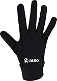 JAKO Unisex Feldspielerhandschuhe Funktion, Schwarz, 8