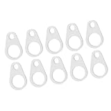 10 Stück Clip-Adapter verhindern Verlust Silikonring für ältere Menschen und Senioren, Anti-Verlust-Seil, Fixierschnur, Hörverstärker, Hörgeräte, Verstärker und Zubehör