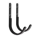 TOPINCN Bogenschießen Bogen J Haken Aufbewahrung Jagdschraube Schwarz Praktische Wandhalterung