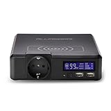 ALLPOWERS S200 Tragbares Power Station 200W/154Wh/41600mAh Solargenerator AC Powerbank mit kabellosem Ladegerät, 1x AC Steckdose, 3x USB-Anschlüsse für Outdoor Camping Reisen Angeln Notstromversorgung