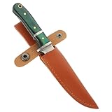 ZUNOXAZ Edelstahl Küchenmesser mit Ergonomischem Holzgriff Kleiner Feststehender Fleischschneider für Braten und Lamm Rostfrei Wasserfest Praktisches Schneidewerkzeug für Haushalt und