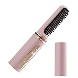 Proypiax Glättebürste Für Frauen - Kabellose Haarglätter Bürste Mit Kammfunktion | USB Wiederaufladbares Schnellaufheizendes Stylingwerkzeug Lockenstab Kamm Für Frauen Mädchen Alle Haartypen