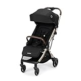 Maxi-Cosi Eva3 Kinderwagen, 0–4 Jahre, 0–22 kg, Baby Kinderwagen, Leicht und kompakt, Flache Liegeposition, 3 Liegepositionen, Automatisch mit 1 Hand klappbar, Tragegurt, Essential Black Champagne