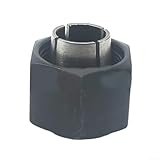 Linnkyfloa Oberfräsen-Spannzange, 12 mm, 12,7 mm, Ersatzteil für DW616, DW618, DW621, DW616M, DW618PK Plus Zubehör für sichere und stabile Oberfräsen-Bit, passend für Holzbearbeitungsprojekte (12,7 mm