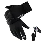 Fahrradhandschuhe, winddichte Thermohandschuhe, Outdoor-Handschuh mit Touchscreen-Funktion, Sporthandschuh für Reisen, Winter, Mehrzweck, Outdoor-Zubehör, Thermo-Fäustlinge für Damen und Herren