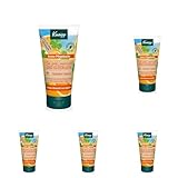 Kneipp Aroma-Pflegedusche Sei frei, verrückt und glücklich! Reisegröße - erfrischendes Duschgel mit sonnigem Duft nach Apfelsine - ohne Mikroplastik - 50ml (Packung mit 5)