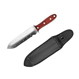 Pflanzmesser rostfrei, Garden Messer, Gartenmesser, Pflanzmesser, Mehrzweck-Gartenmesser, Pflanzmesser Japanisches Gartenwerkzeug,Rostfreies Japanisches Gartenmesser, mit Oxford-Stofftasche, zum Jäten