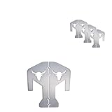 Grillfire T-SPACER M (3er Set) | Universal Abstandshalter für Feuerplatten, 4 cm Höhengewinn, Edelstahl | Für Feuerplatten, Feuerschalen, Kugelgrills & Feuertonnen