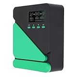 MasYosh MPPT Solar Ladung Controller, LCD -Hintergrundbeleuchtung Dual USB 5V 3A Ausgang 12V 24 V Auto mit Mehreren Schutzmerkmalen für Kommunikationsbasisstationen für (60a)