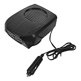 Gatuida Tragbare 12v Autoheizung mit 2 Heizmodi 360° Drehbar Kompakter Entfroster für Windschutzscheibe Universelle Innenraumheizung für Pkw und Fahrzeuge
