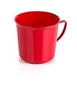 Kimmel Tasse Kindertasse Mehrweg bruchsicher 180 ml, Kunststoff, Rot