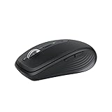 Logitech MX Anywhere 3S Compact Kabellose Maus, Fast Scrolling, 8K DPI Any-Surface Tracking, Quiet Clicks, Programmierbare Tasten, USB C, Bluetooth, Windows PC, Linux, Chrome, Mac - Graphit