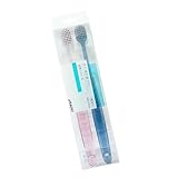 KOMBIUDA 2 Stück Kristallgriff Zahnbürste toothbrush childrens toothbrush ultraweiche Zahnbürste Extra weiche Zahnbürste zahnbürsten putzen Werkzeug für die Mundpflege Kunststoff pbt
