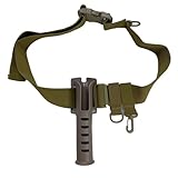 Muzboo Taille Angelrutenhalter Gürtel,Verstellbarer Angelgürtel und Angelrutenhalter, Unverzichtbares Werkzeug für das Outdoor-Lure-Angeln Khaki+belt