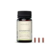 sovita Astaxanthin 8 mg hochdosiert aus Mikroalge Haematococcus pluvialis | Natürliches Carotinoid aus Algen | Vegan & ohne Zusatzstoffe | Laborgeprüft | Antioxidative Eigenschaften | 120 Kapseln