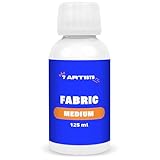 Acrylbinder Pouring Medium Hilfsmittel für Textilfarbe 125 ml matt Universalverdünnung Pouring Acrylfarben Stoffmalfarben Textilmedium