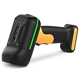 Inateck Barcode Scanner Bluetooth, 1D 2D QR Code Scanner Kabellos, Industrieller IP67 Wasser- und Staubdicht, Handscanner mit App & SDK, BCST-75