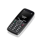 Panasonic KX-TF400EXB 4G Benutzerfreundliches Tastenhandy, Volte, 200 Std. Standby, USB-C-Ladefunktion, 2,4-Zoll-Display, Bluetooth, LED Taschenlampe, Kamera, IP44 wasserfest, Schwarz