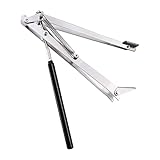 Ansobea 1×Automatischer Fensteröffner Gewächshaus 14 kg Hubkraft Doppelte Feder Gewächshaus Fensteröffner Hubhöhe 45cm Automatischer Fensteröffner für Gewächshäuser