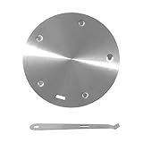 tulahkomen Induktionsherd Adapterplatte – Induktionskochfeld-Adapter für Mietwohnungen – Edelstahl-Wärmeverteiler-Platte für Zuhause, Wohnung, kleine Räume, Miethaus, Kochen