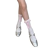 SELVFZ Ballet Sock Casual Foot Trägt Baumwollkurzdockel Strücksteine ​​Feste Farbe