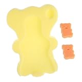 HIAKDOFT Weicher Badekissen Sitzauflage mit Schwamm Komfortable Babypolsterung Maschinenwaschbar und Leicht Schonend für Neugeborene als Badewanneneinsatz und Badesitz