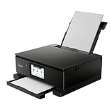 Canon PIXMA TS8750 Multifunktionsdrucker 3in1 (Tintenstrahl,Drucken, Kopieren, Scannen, A4, 10,8 cm Touch LCD, WLAN, Duplexdruck, 2 Papierzuführungen, 2 x 100 Blatt, 6 Separate Tinten) schwarz