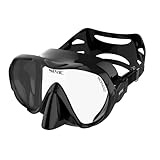 SEAC Rondò, Rahmenlose Tauch- Und Schnorchelmaske Mit Silikonglasscheibe, Reduziertes Volumen, Hydrodynamisch, Ultraleicht