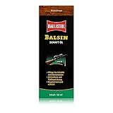 BALLISTOL 23150 Balsin Schaft-Öl dunkelbraun 50ml Flasche - Holzschutz gegen Regen, Nässe, Fäulnis und Schimmel