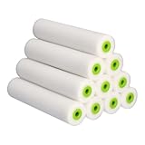 ToolSpace 10x Lackierwalze 15cm Farbwalze Farbroller Lasur Lackierrolle Nicht-Aggressive Lösemittelbeständig Lackrolle Schaumwalze Fein Lack Schaumstoffwalze Lackieren Polyurethan Schaumstoff Einsätze