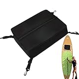 Kühltasche Im Saugnapf-Design, Decktasche Aus Oxford-Stoff Und Isolierfolie, Stabile, Isolierte Kühlbox, Kajak-Aufbewahrungsornamente 40 X 30 X 10 Cm Für Kajak, Surfen, Outdoor, Reisen, Schwarze Farbe